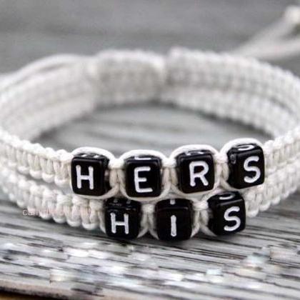 Its Ehrs And His Charm Bracelet, Woven Bracelet..